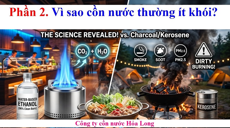 Cồn Nước Có Khói Không? Giải Đáp Chi Tiết Và Cách Sử Dụng An Toàn